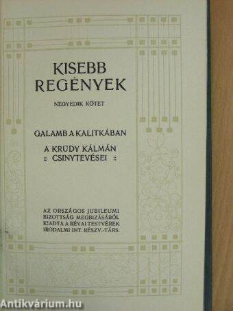 Kisebb regények III-IV.