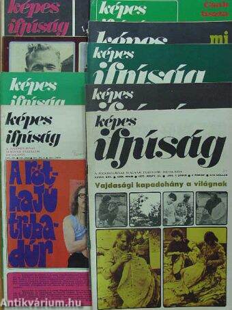 Képes Ifjúság 1970-1972. (vegyes számok) (9 db)