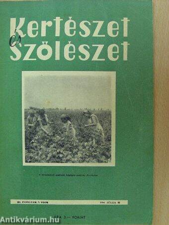 Kertészet és Szőlészet 1954. július 20.