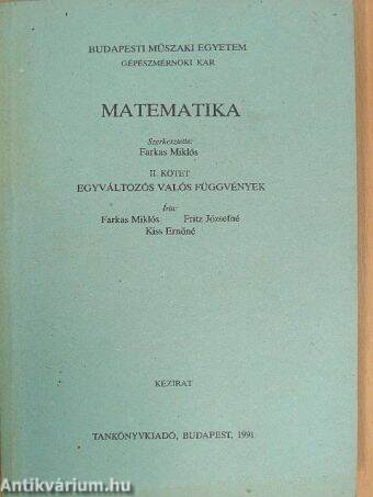 Matematika II.