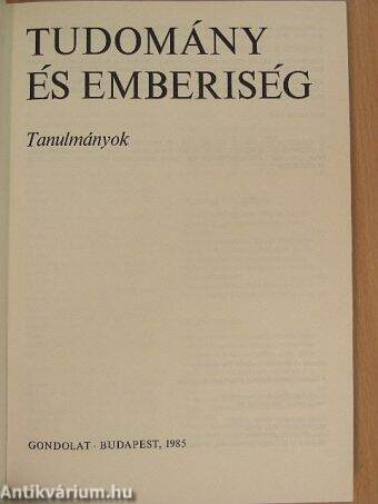 Tudomány és emberiség