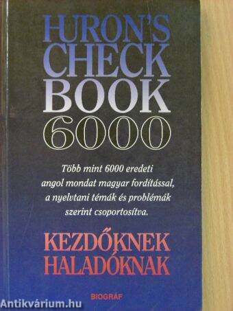 Huron's Checkbook 6000