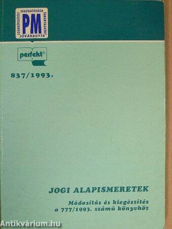 Jogi alapismeretek