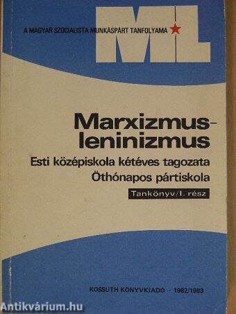 Marxizmus-leninizmus 1982/1983 I.