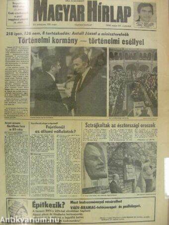 Magyar Hírlap 1990. május 24.