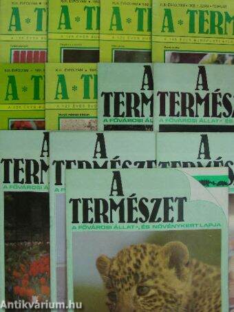 A Természet 1990-1992. (vegyes számok) (12 db)