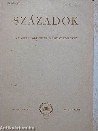 Századok 1957/5-6.