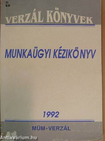 Munkaügyi kézikönyv