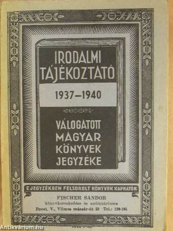 Irodalmi tájékoztató 1937-1940