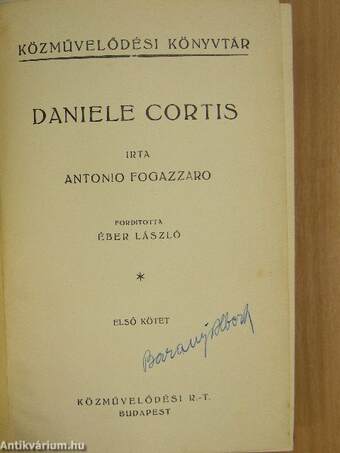 Daniele Cortis I-II.