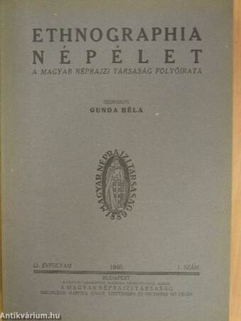 Ethnographia - Népélet 1940/1.