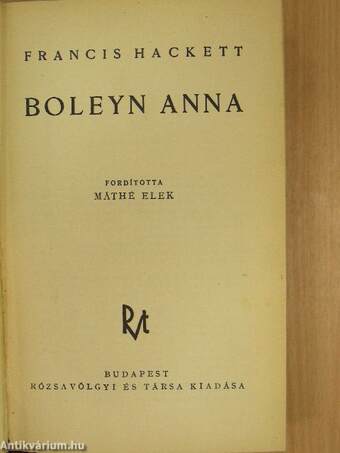 Boleyn Anna