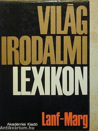 Világirodalmi Lexikon 7. (töredék)