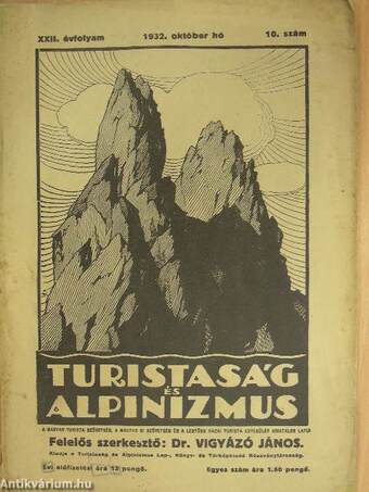 Turistaság és Alpinizmus 1932. október