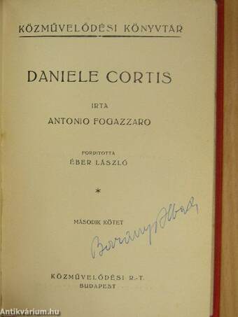 Daniele Cortis I-II.