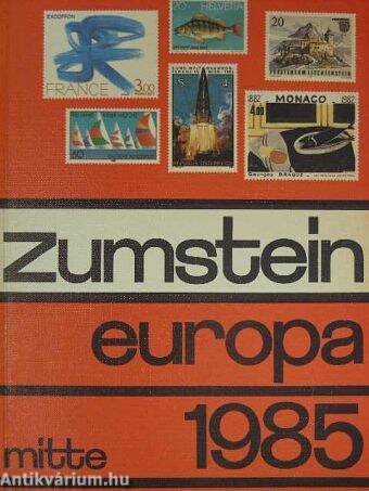 Briefmarken-katalog Zumstein - Mitte Europa 1985