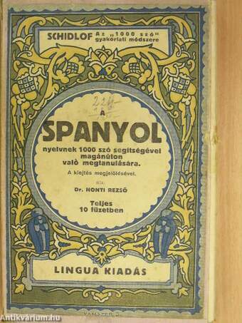 Schidlof gyakorlati módszere - Spanyol 1-10. füzet