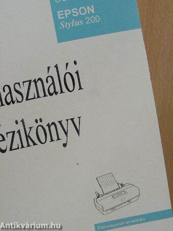 Epson tintasugaras nyomtató felhasználói kézikönyv