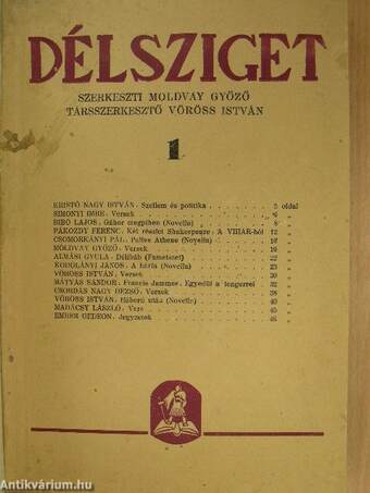 Délsziget 1946/1-2.-1947/1.