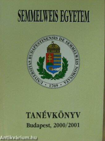 Semmelweis Egyetem Tanévkönyv 2000/2001