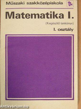 Matematika I.