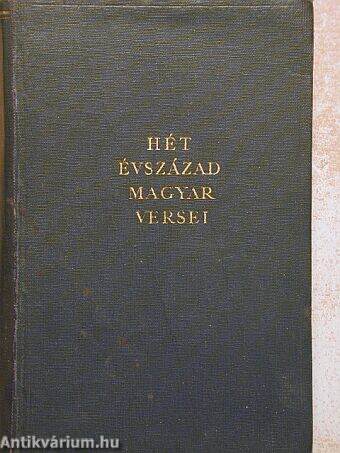 Hét évszázad magyar versei IV. (töredék)