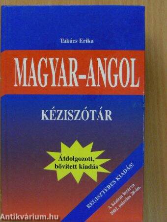 Magyar-angol kéziszótár