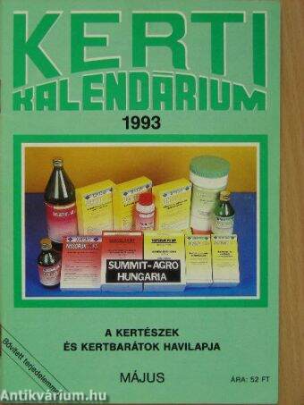 Kerti Kalendárium 1993. május