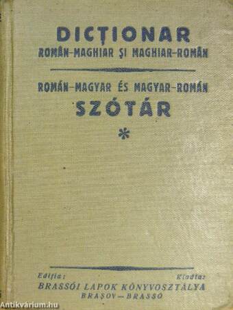 Román-magyar és magyar-román szótár I-II.