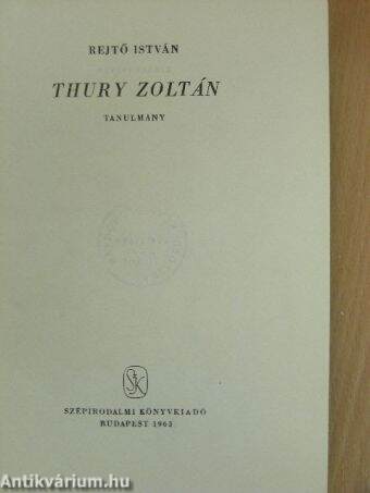 Thury Zoltán