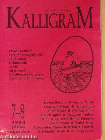 Kalligram 1994. július-augusztus