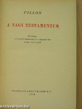 A Nagy Testamentum