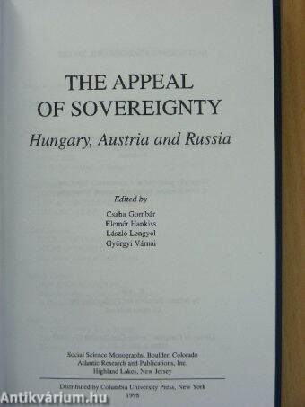 The Appeal of Sovereignity