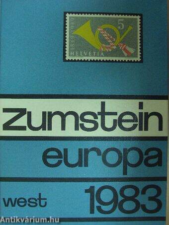 Briefmarken-Katalog Zumstein - West Europa 1983