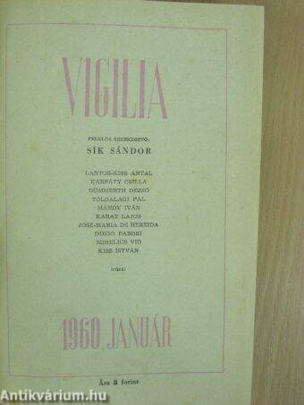 Vigilia 1960. január-december