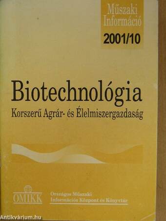 Biotechnológia 2001/10.