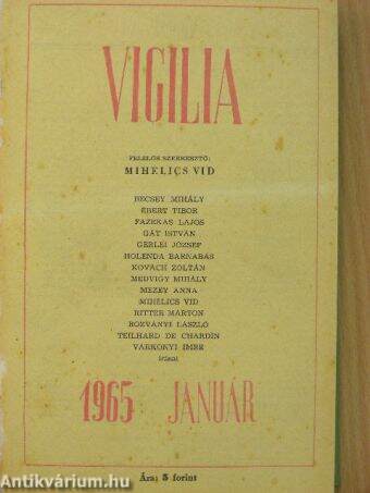 Vigilia 1965. január-december