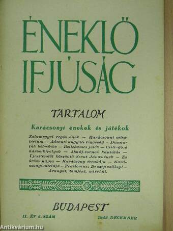 Éneklő ifjúság 1943. december