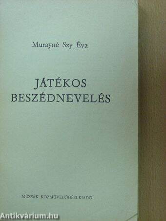 Játékos beszédnevelés