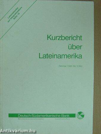 Kurzbericht über Lateinamerika Oktober 1995 (Nr. 3/95)