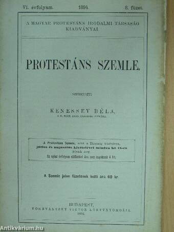 Protestáns Szemle 1894/8.