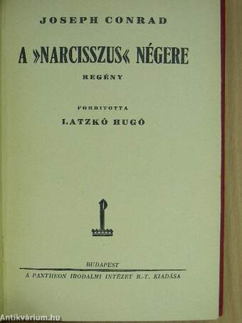 A »Narcisszus« négere