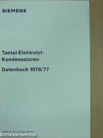 Tantal-Elektrolyt-Kondensatoren