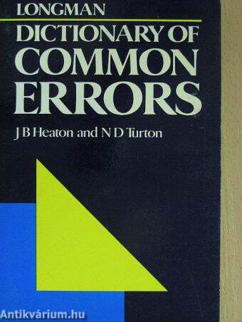 Longman Dictionary of Common Errors