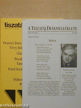 Tiszatáj 1999. szeptember