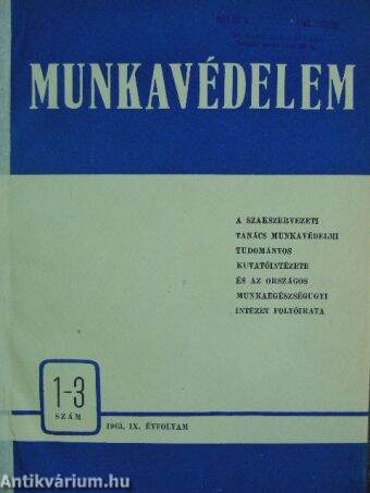 Munkavédelem 1963-1964. január-december