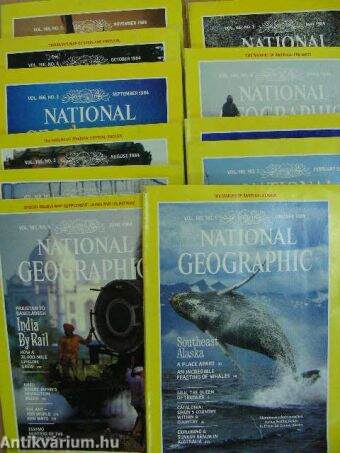 National Geographic 1984. (nem teljes évfolyam)