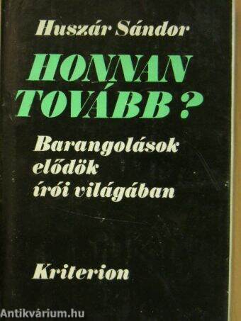 Honnan tovább?