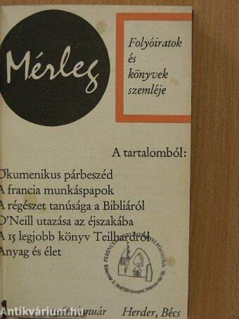 Mérleg 1966. január-október