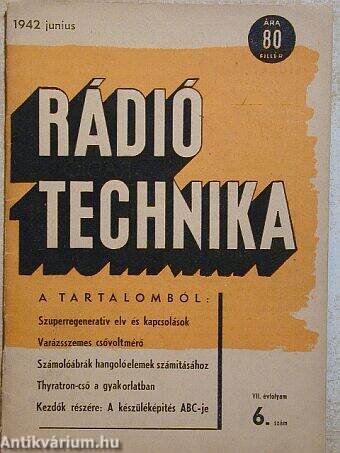 Rádió Technika 1942. június